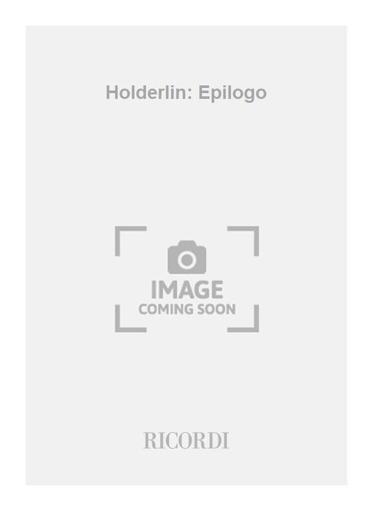 Holderlin: Epilogo
